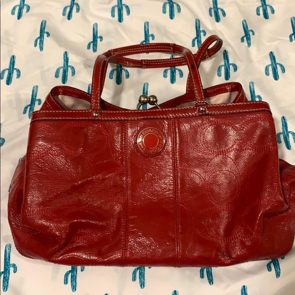 Coach Red Purse